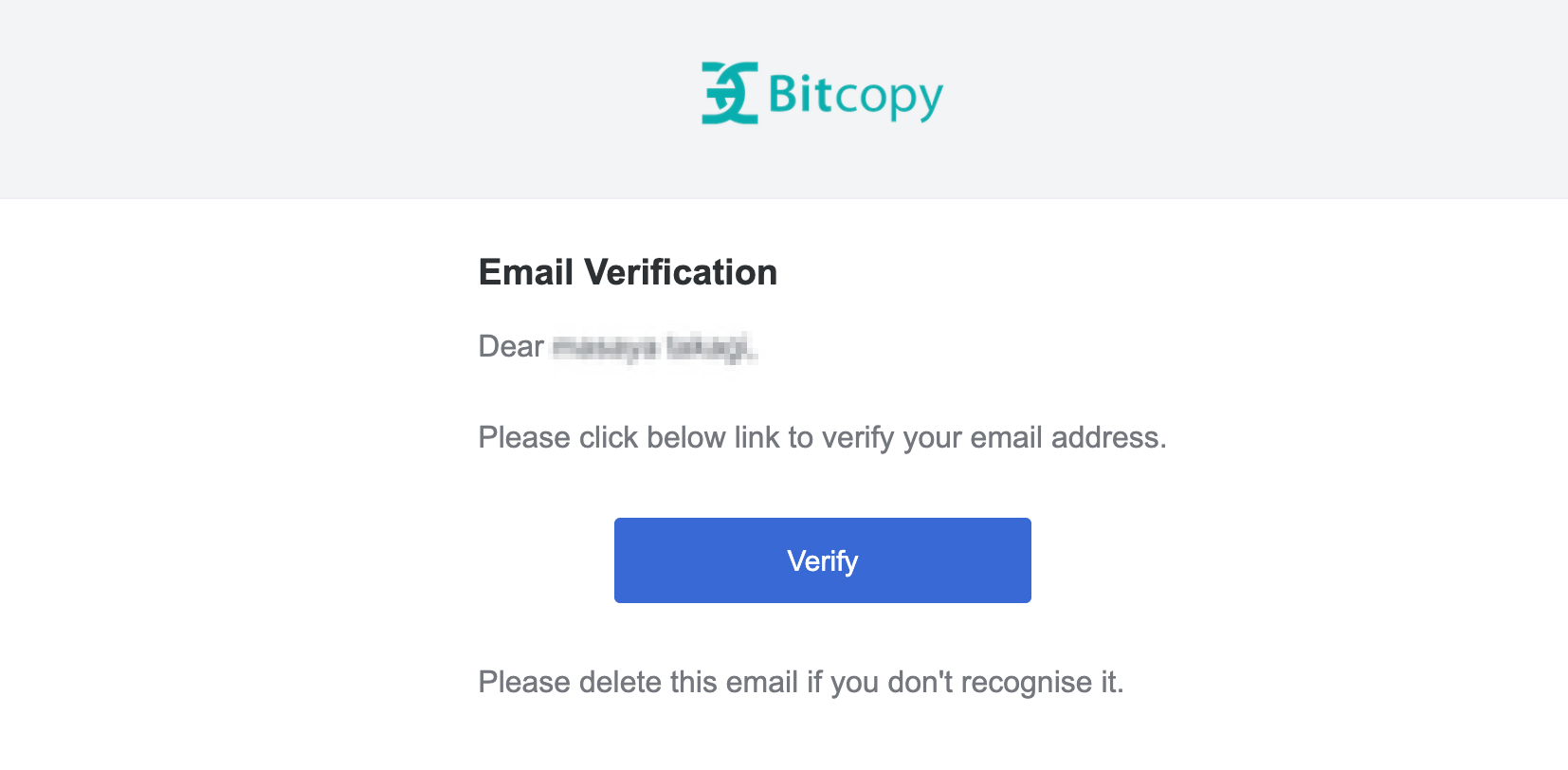 BitCopy（ビットコピー）　口座開設